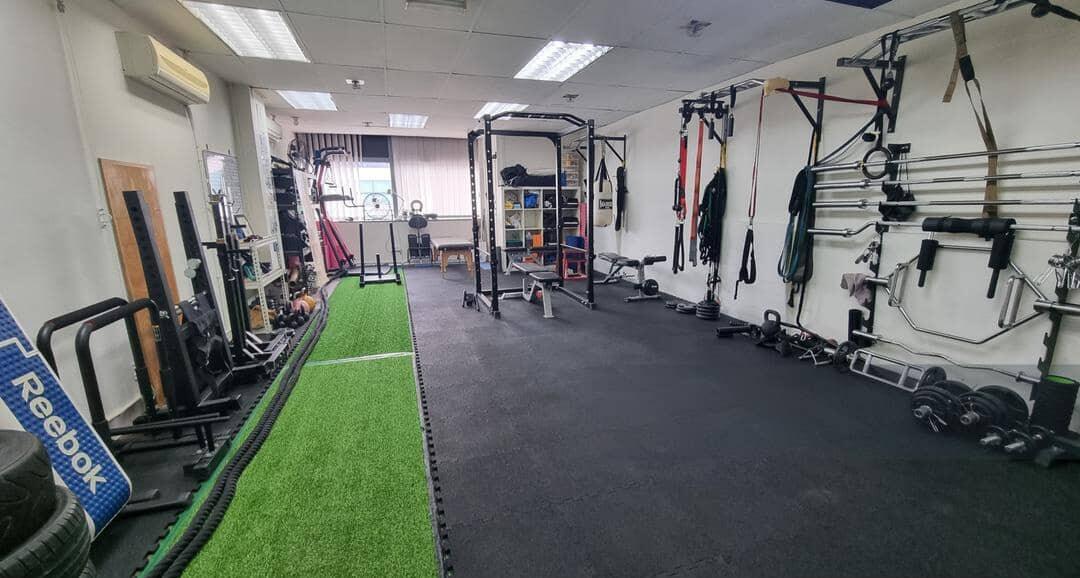 Wide view of the studio