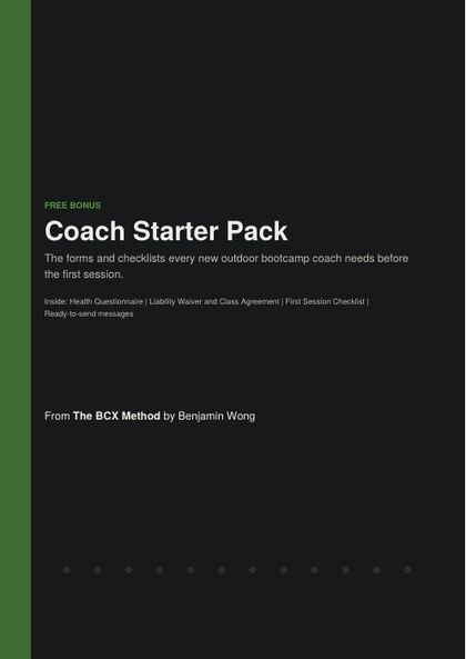 Cover of the Coach Starter Pack PDF